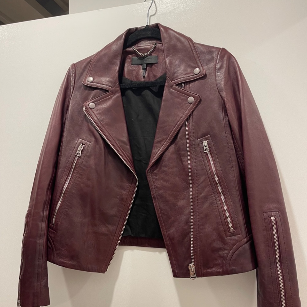 Rag & Brown brown leather jacket. Size xs Women - Picture 5 of 5